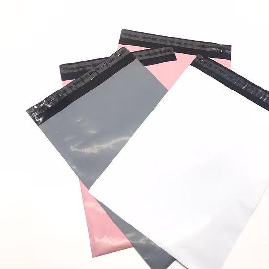 Sac d'expédition d'enveloppe de vêtements d'expédition express en plastique biodégradable personnalisé Poly